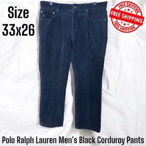 Polo Ralph Lauren Brown Corduroy Pants Mens 33x26 Length Altered FREE SHIPPING!